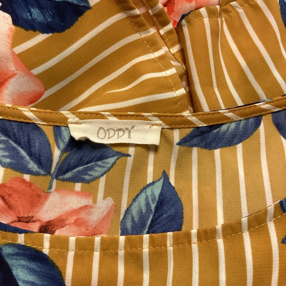 ODDY Women’s Floral Pattern Blouse Size Small - Picture 8 of 9